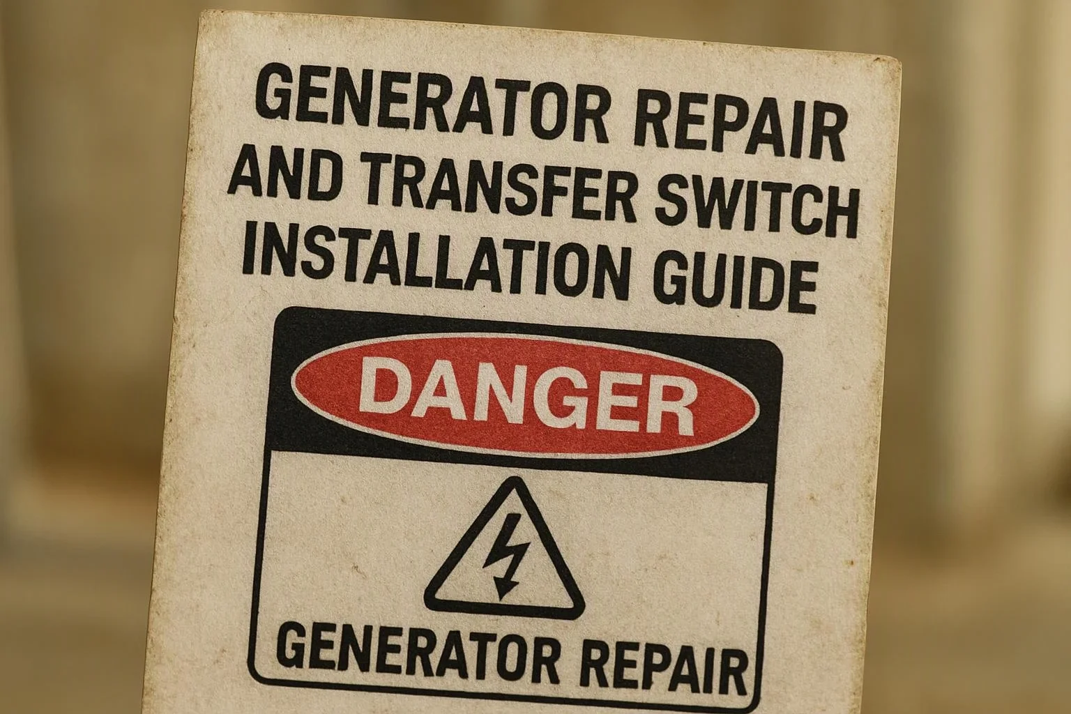 Generator Repair and Transfer Switch Installation Guide