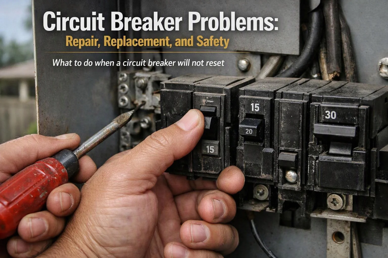 Circuit Breaker Problems: Repair, Replacement, and Safety